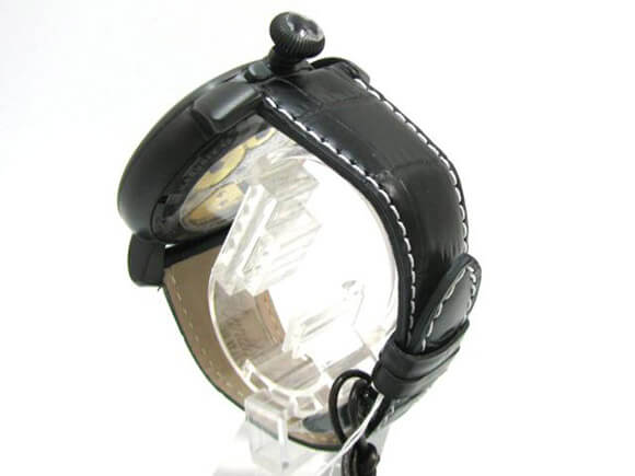 ガガミラノ スーパーコピーGaGa MILANO 時計 マニュアーレ マヌアーレ 48mm ブラックレザー 5012.06S 